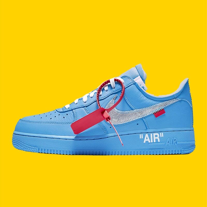 Nike Air Force 1 Low Off-White MCA University Blue, by Eric